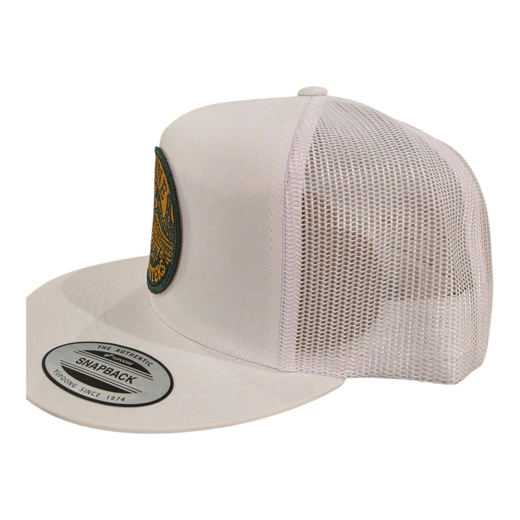 Sabine Outfitters Swamp Gar Patch Trucker Hat | White Snapback