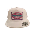 Sabine Outfitters River Rose Gar Patch Trucker Hat | White Snapback