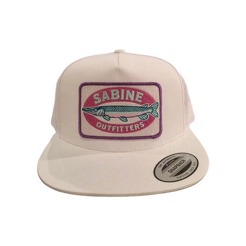 Purple Gar Trucker Hat - White