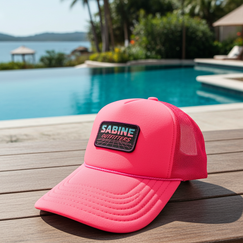 Women’s Retro Pink Foam Trucker Hat