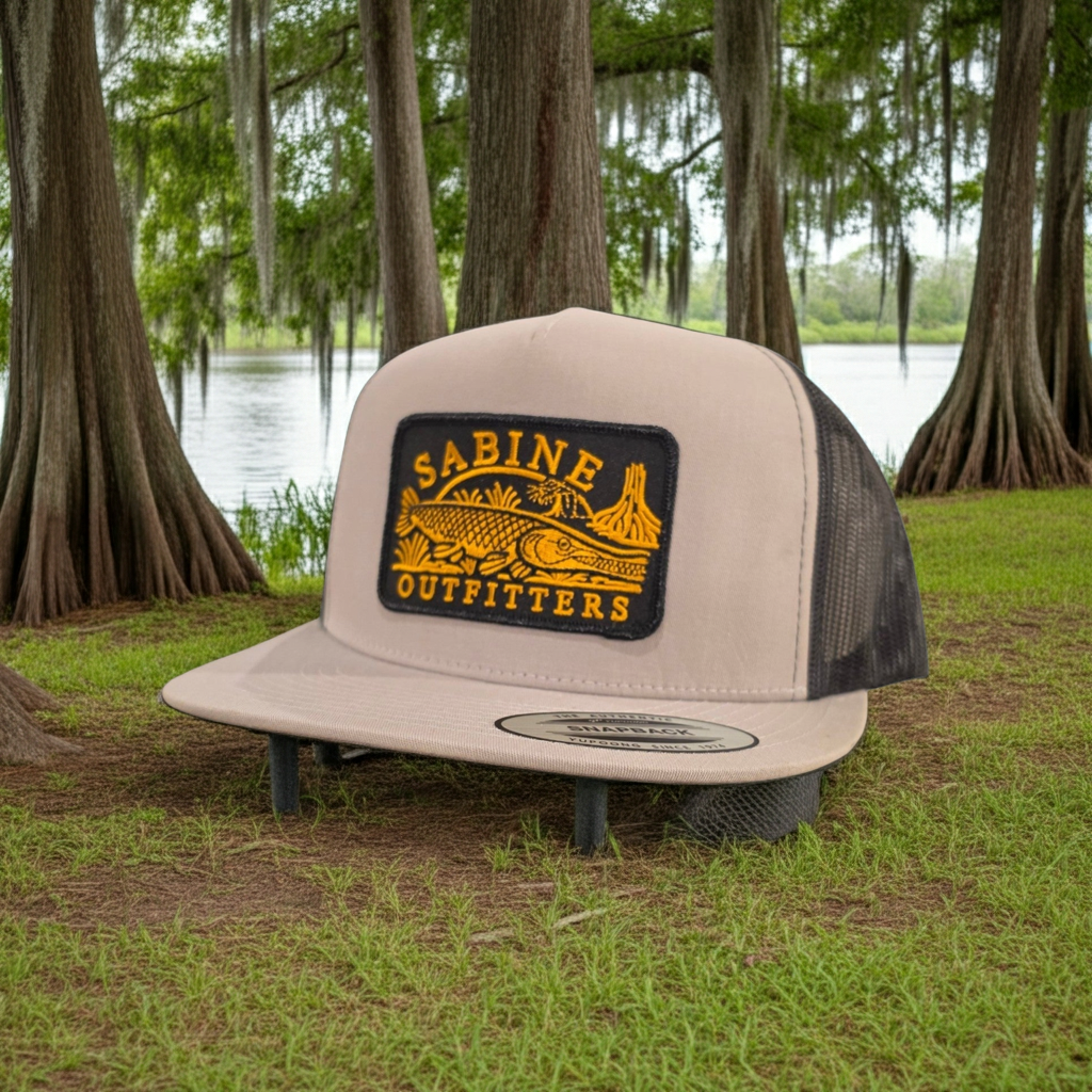 Gar Trucker Hat - Silver & Black