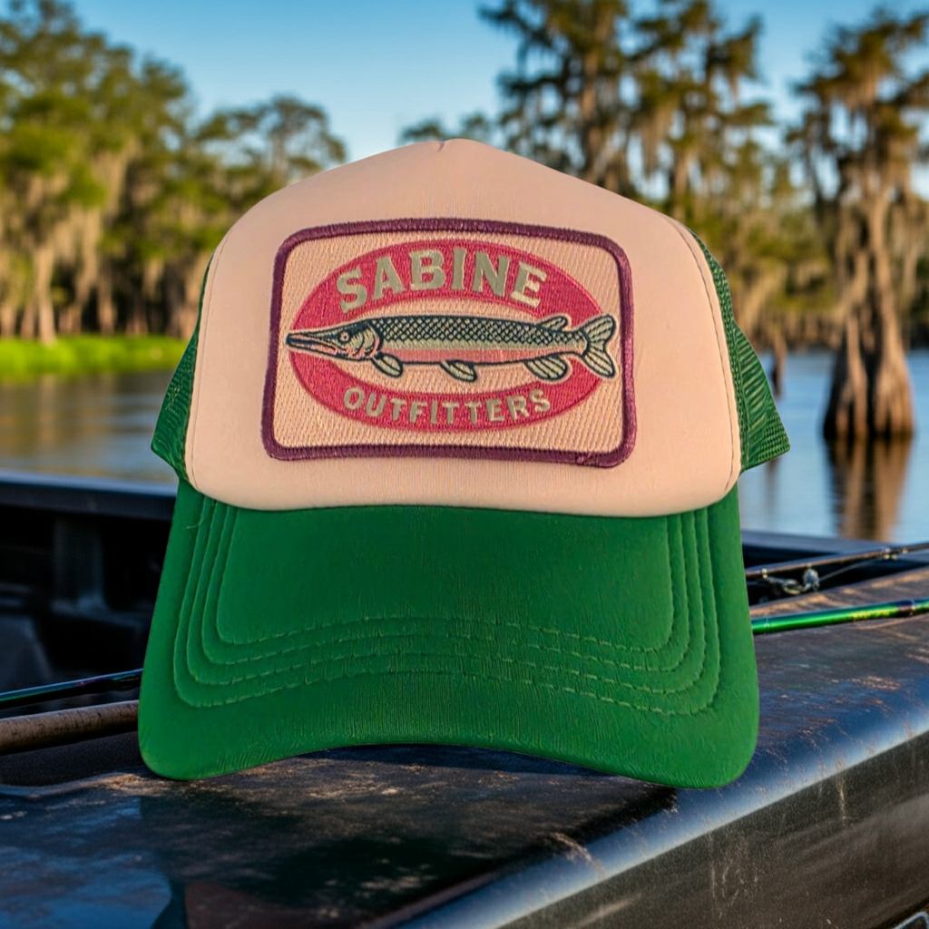 Gar Foam Trucker Hat - White/Green