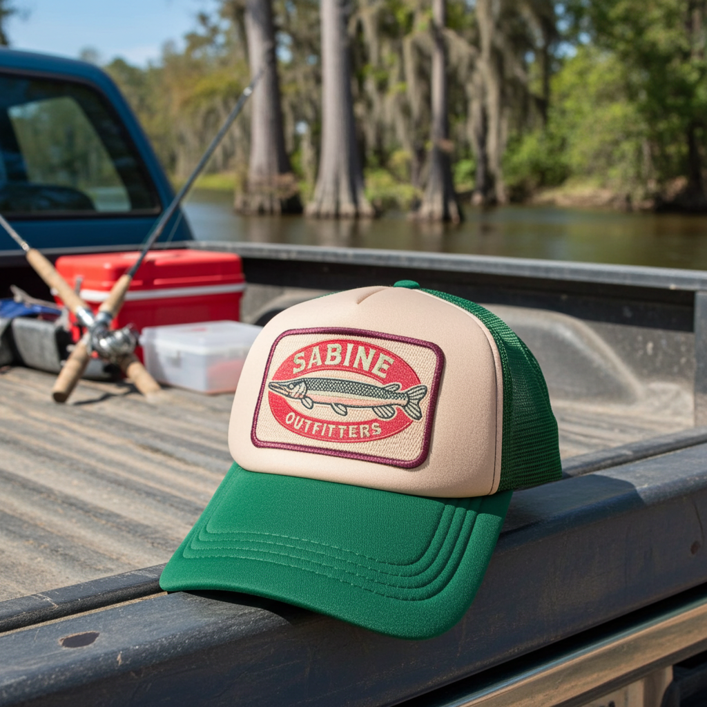 Gar Foam Trucker Hat - White/Green