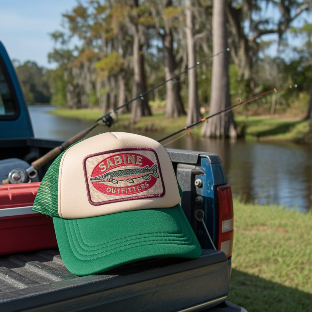 Gar Foam Trucker Hat - White/Green