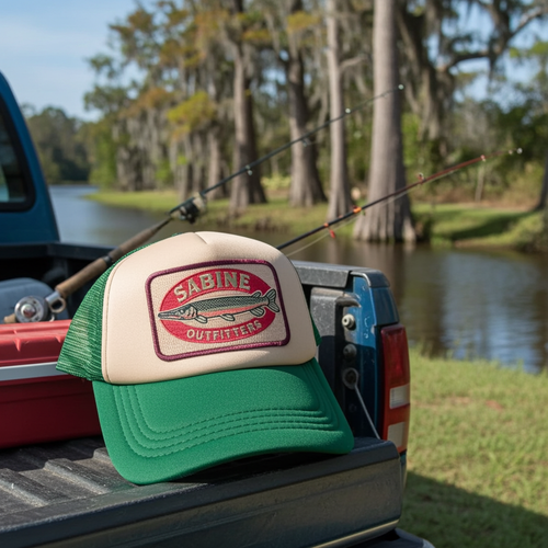 Gar Foam Trucker Hat - White/Green
