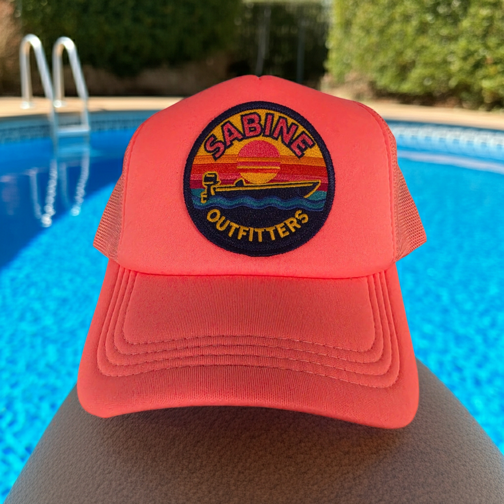 Retro Boat Foam Trucker Hat - Pink