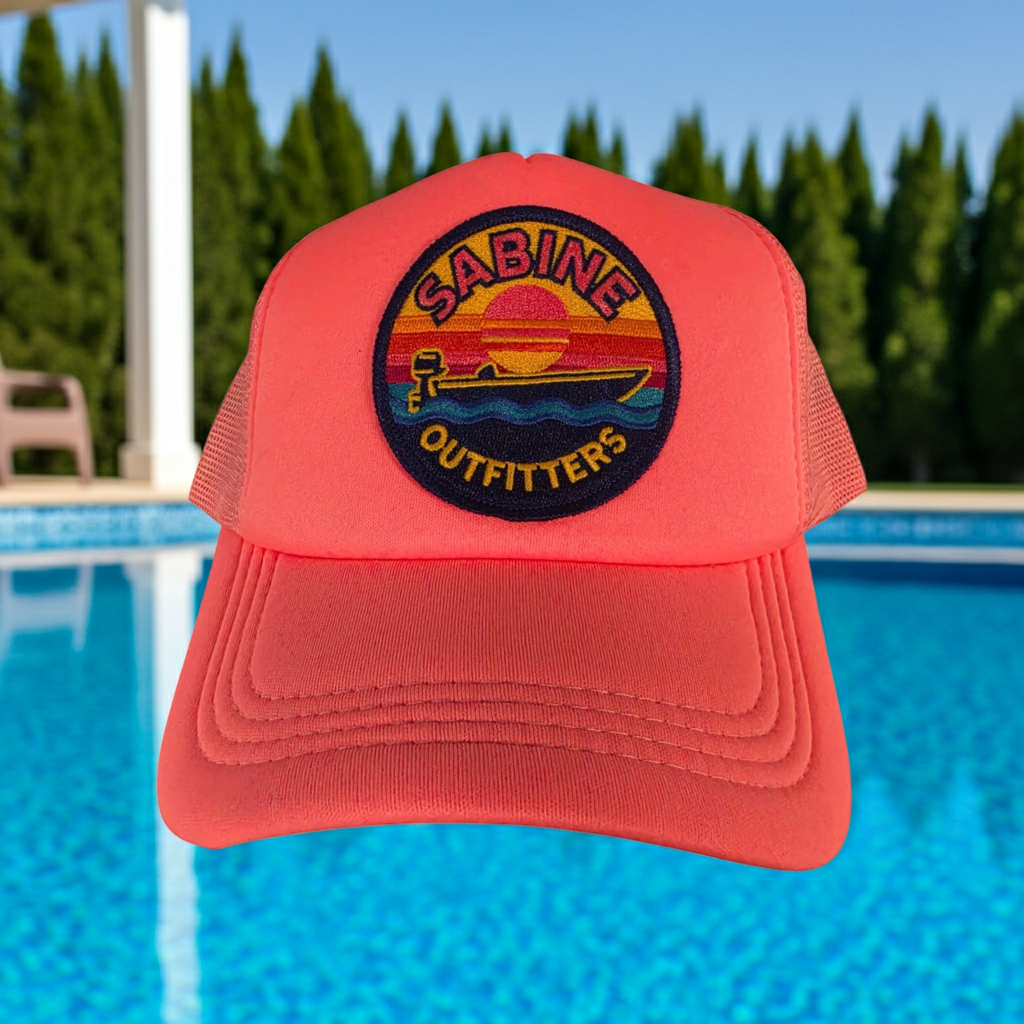 Retro Boat Foam Trucker Hat - Pink