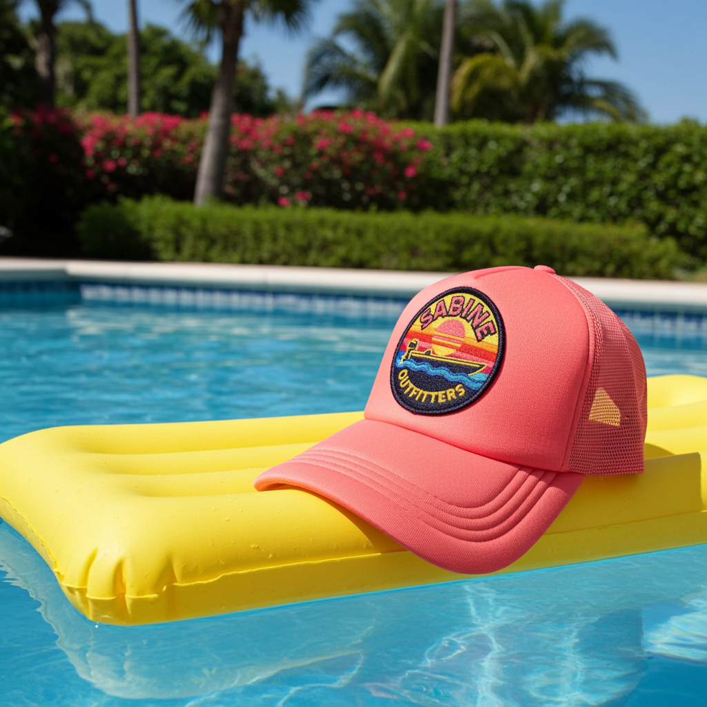 Retro Boat Foam Trucker Hat - Pink