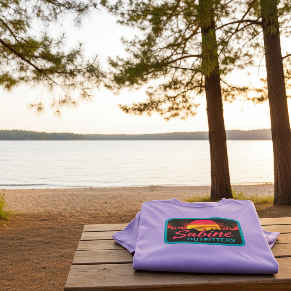 Retro Sunset Tee – Violet