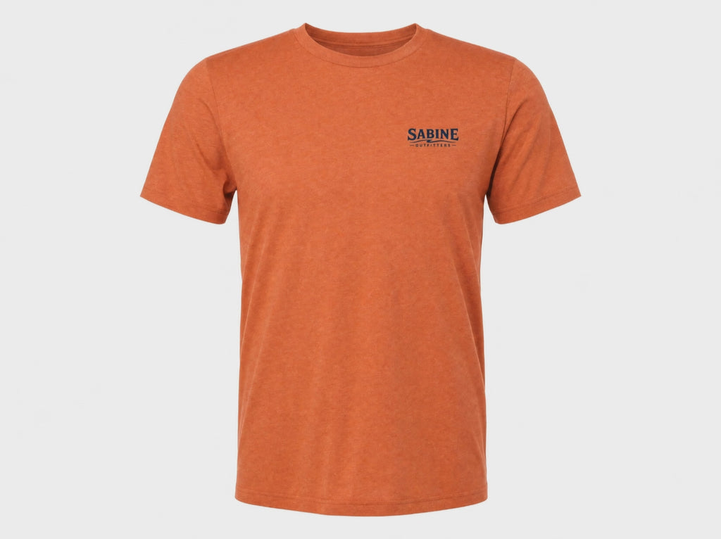 River Badge Tee - Orange Heather