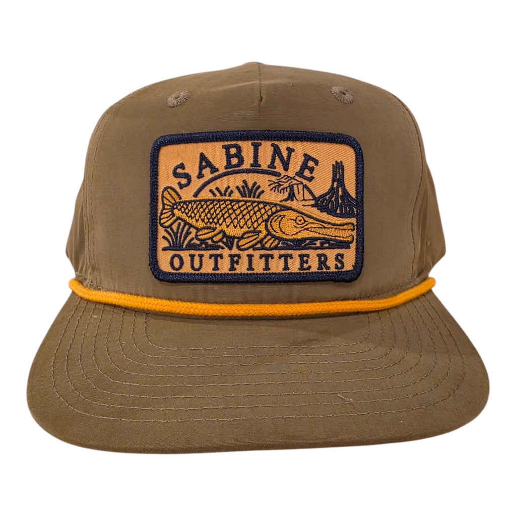 Sabine Gar Rope Cap — Loden/Amber Gold