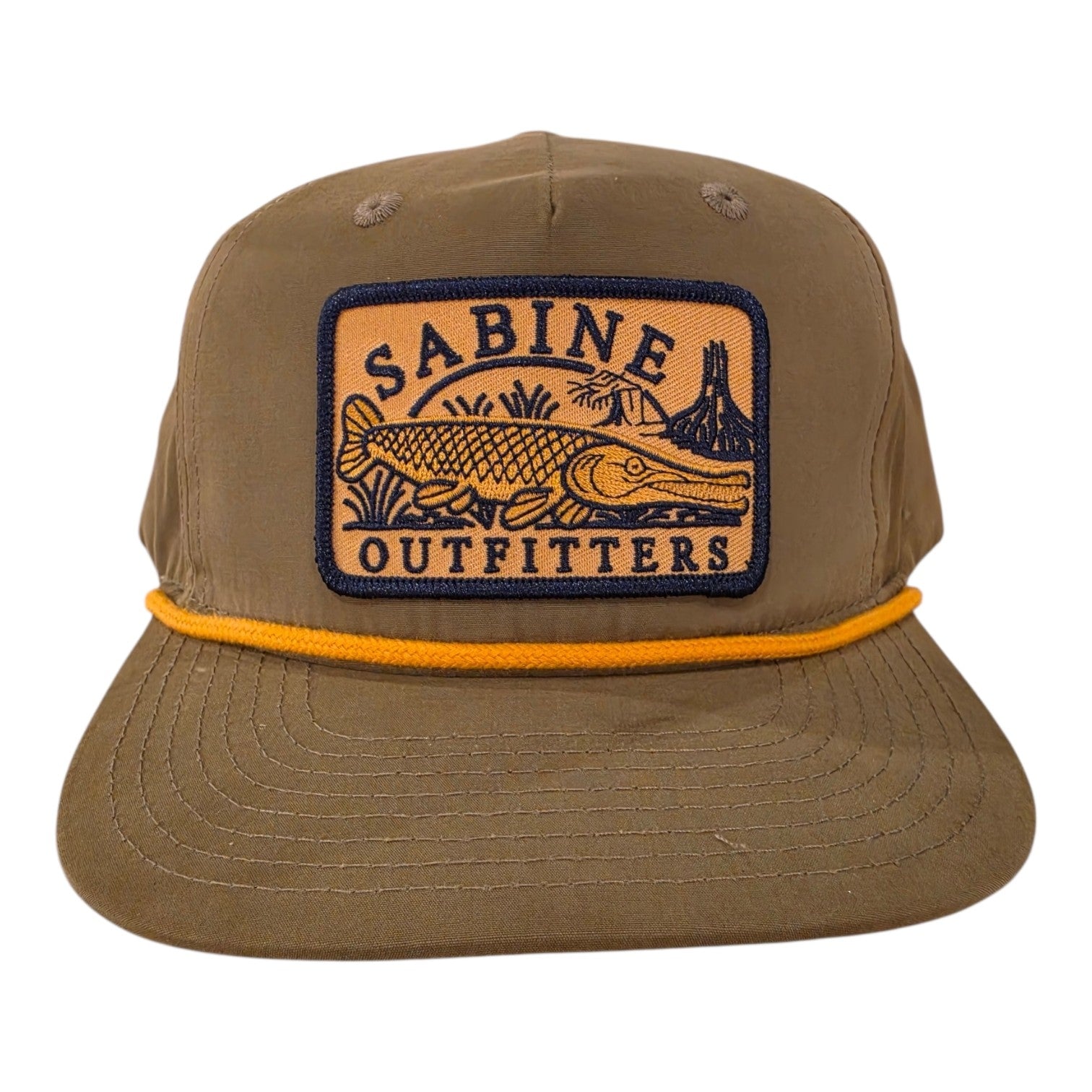 Sabine Gar Rope Cap — Loden/Amber Gold