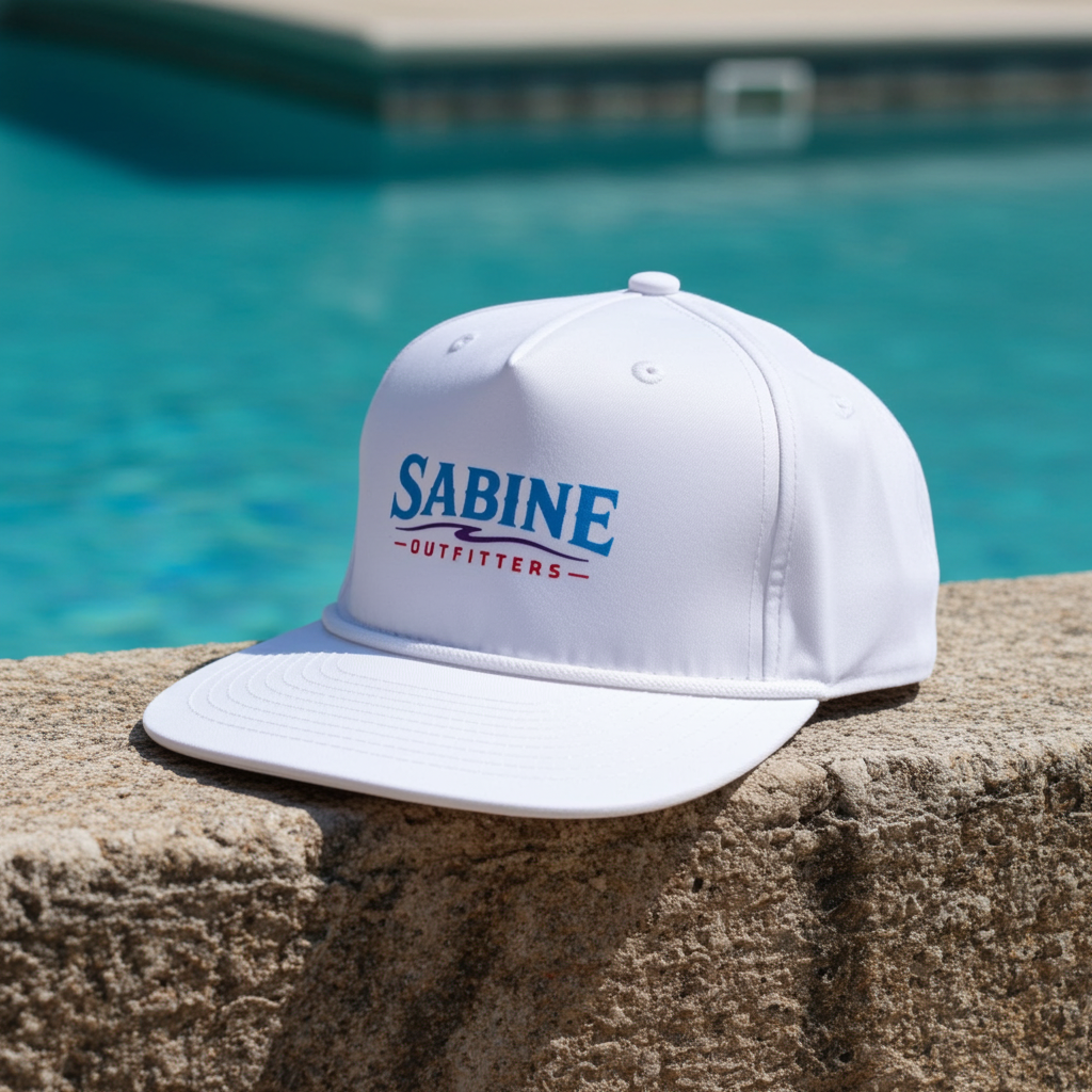 Retro Logo Rope Hat-White