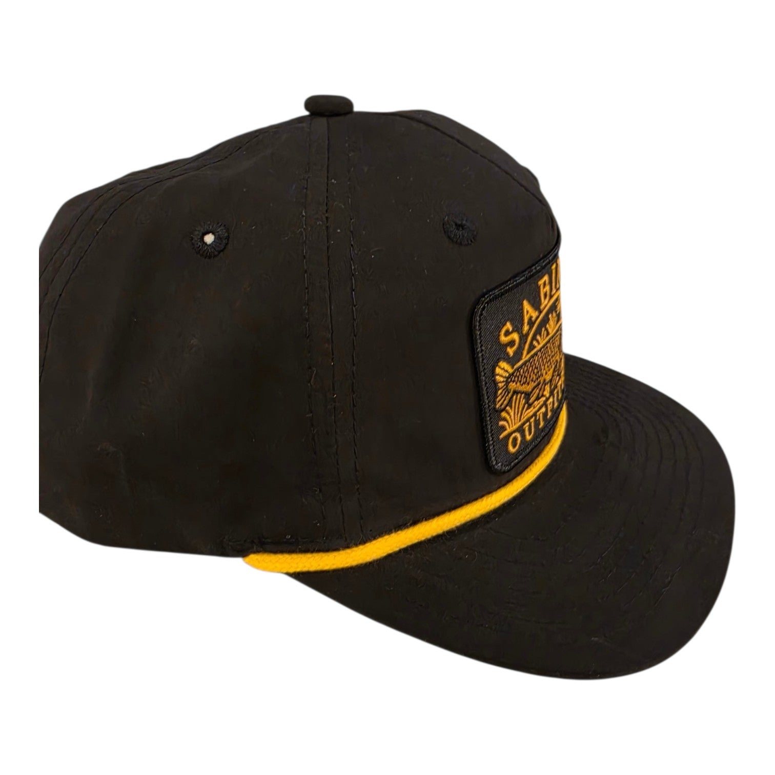 Sabine Gar Rope Cap — Black/Gold