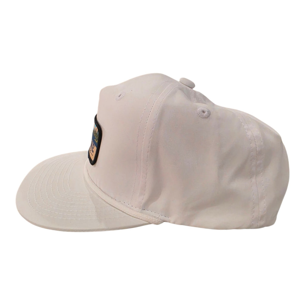 Sabine River Rope Cap — White