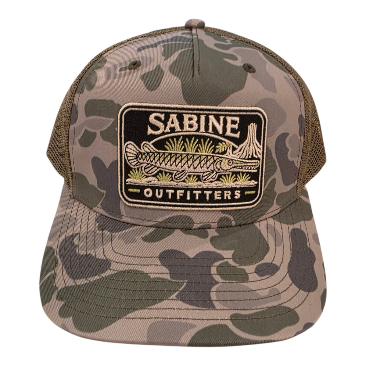 Sabine Outfitters Gar Trucker - Marsh Duck Camo/Logden