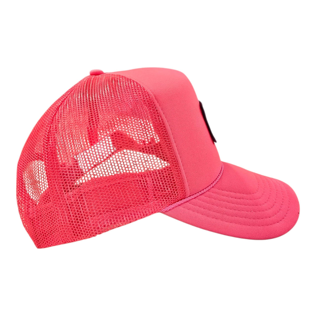 Women’s Retro Pink Foam Trucker Hat