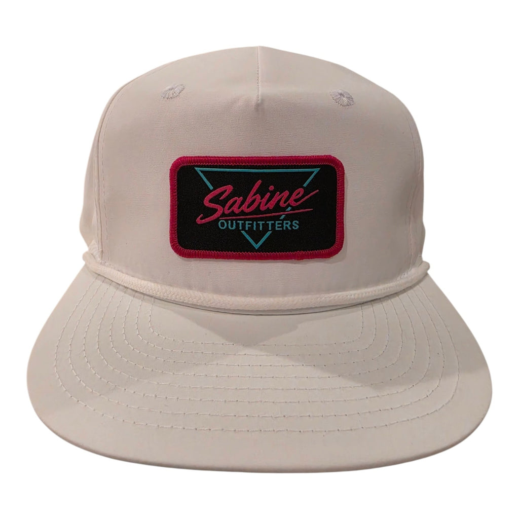 Sabine Outfitters Retro Rope Cap — White