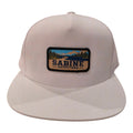 Sabine River Trucker Cap — White Flat Bill
