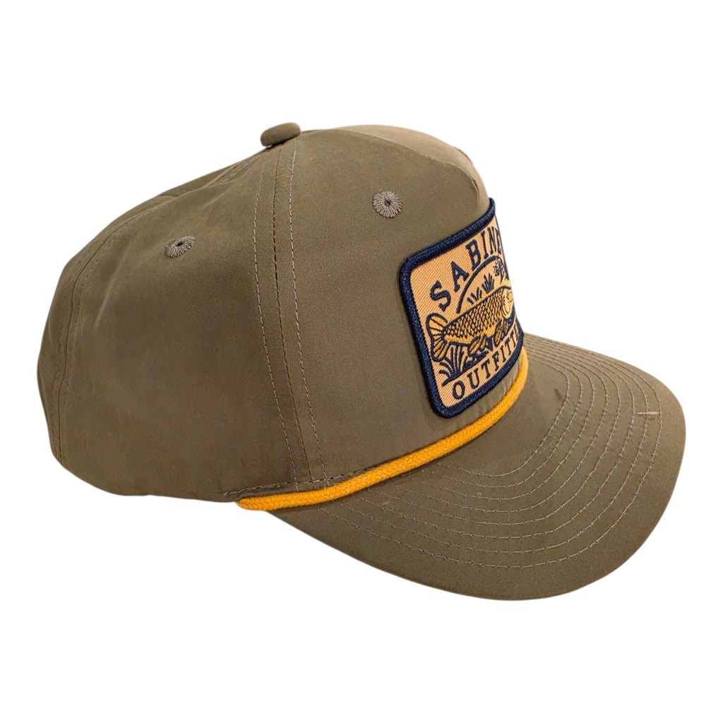 Sabine Gar Rope Cap — Loden/Amber Gold