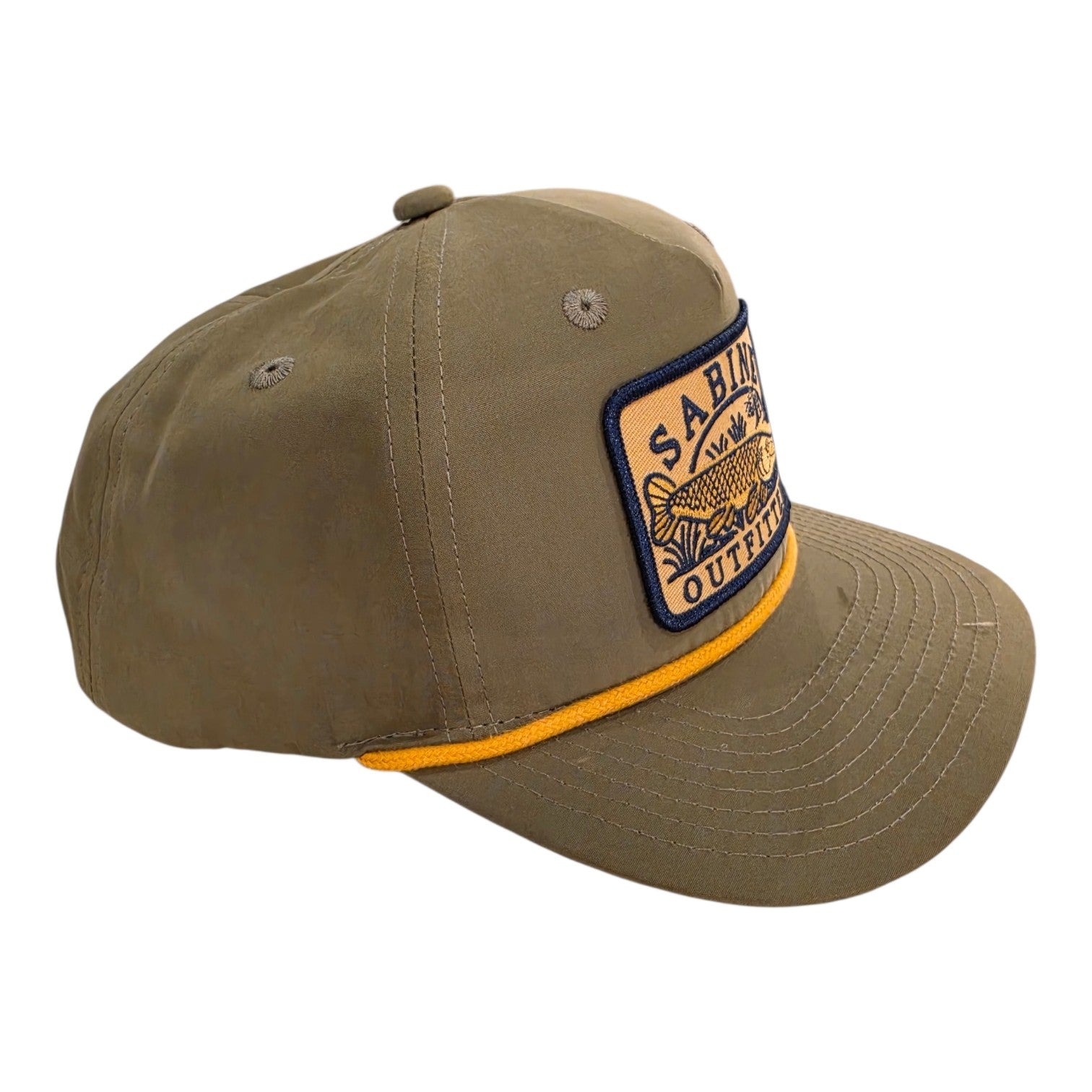 Sabine Gar Rope Cap — Loden/Amber Gold