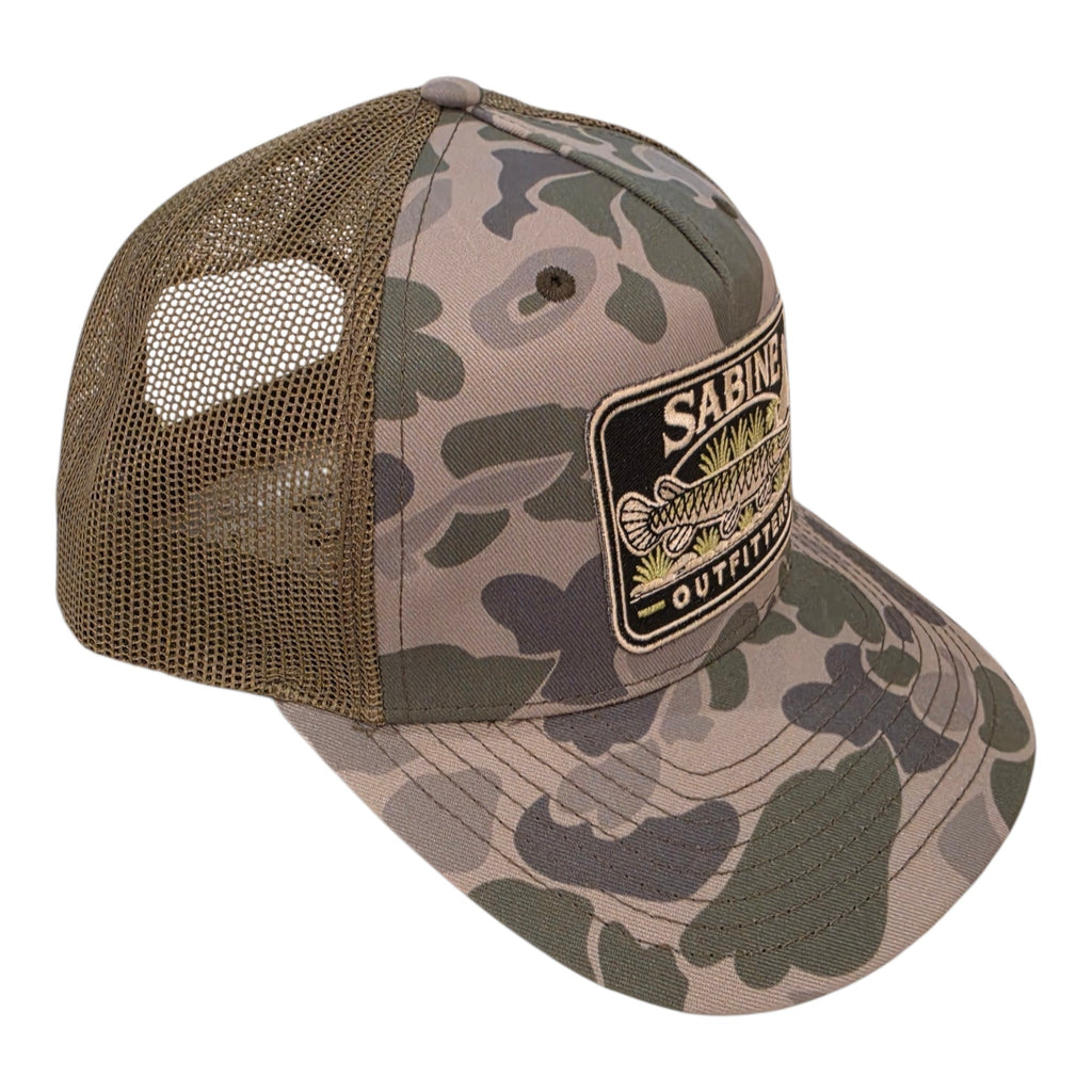 Sabine Outfitters Gar Trucker - Marsh Duck Camo/Logden