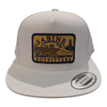 Sabine Outfitters Alligator Gar Patch Snapback – White Trucker Hat