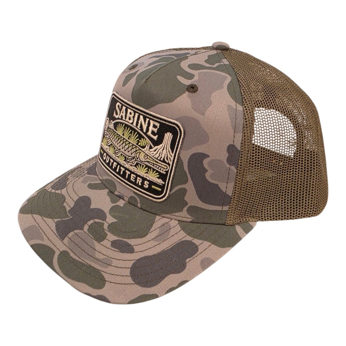 Sabine Outfitters Gar Trucker - Marsh Duck Camo/Logden