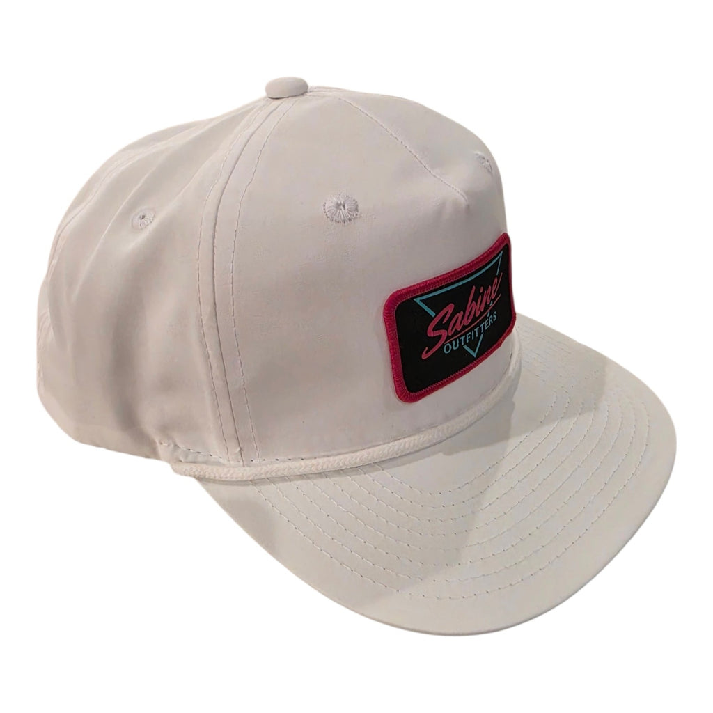 Sabine Outfitters Retro Rope Cap — White