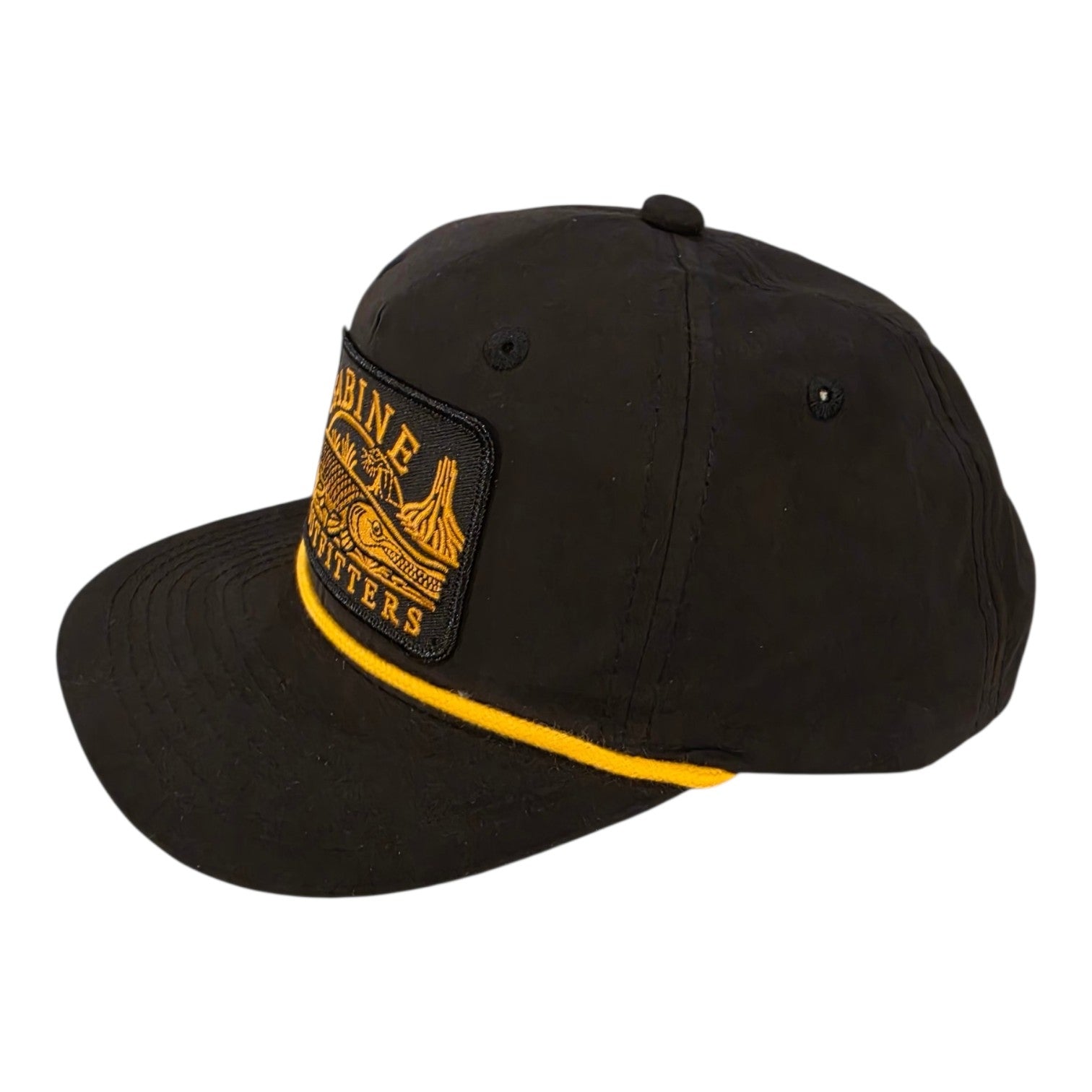 Sabine Gar Rope Cap — Black/Gold