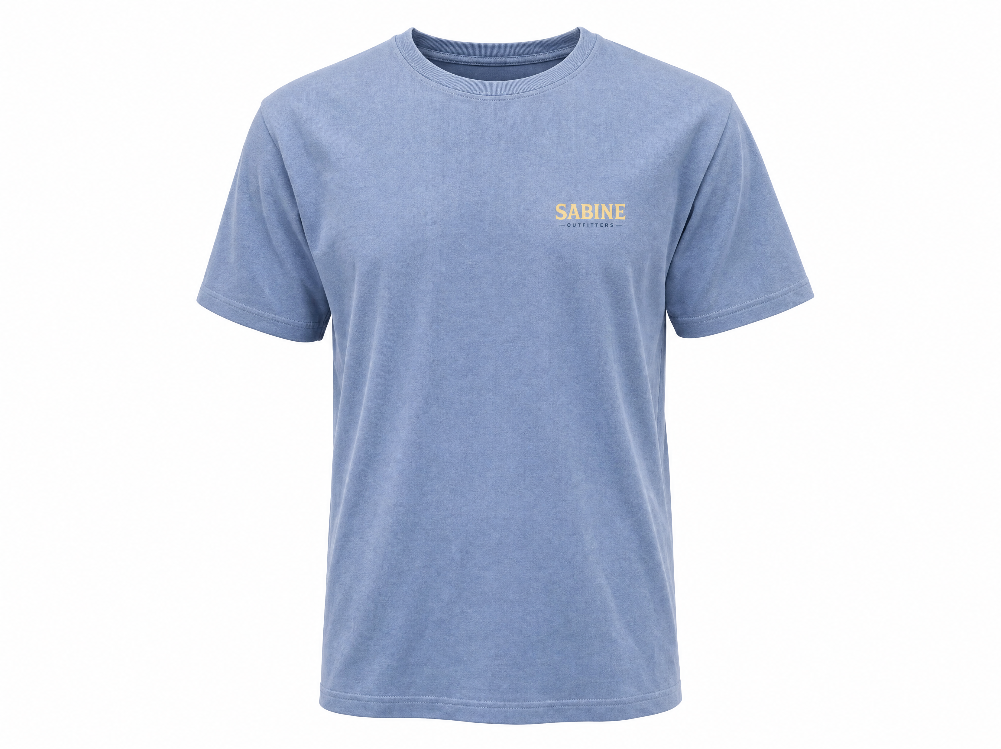 Sabine Outfitters River Badge Tee - Mystic Blue