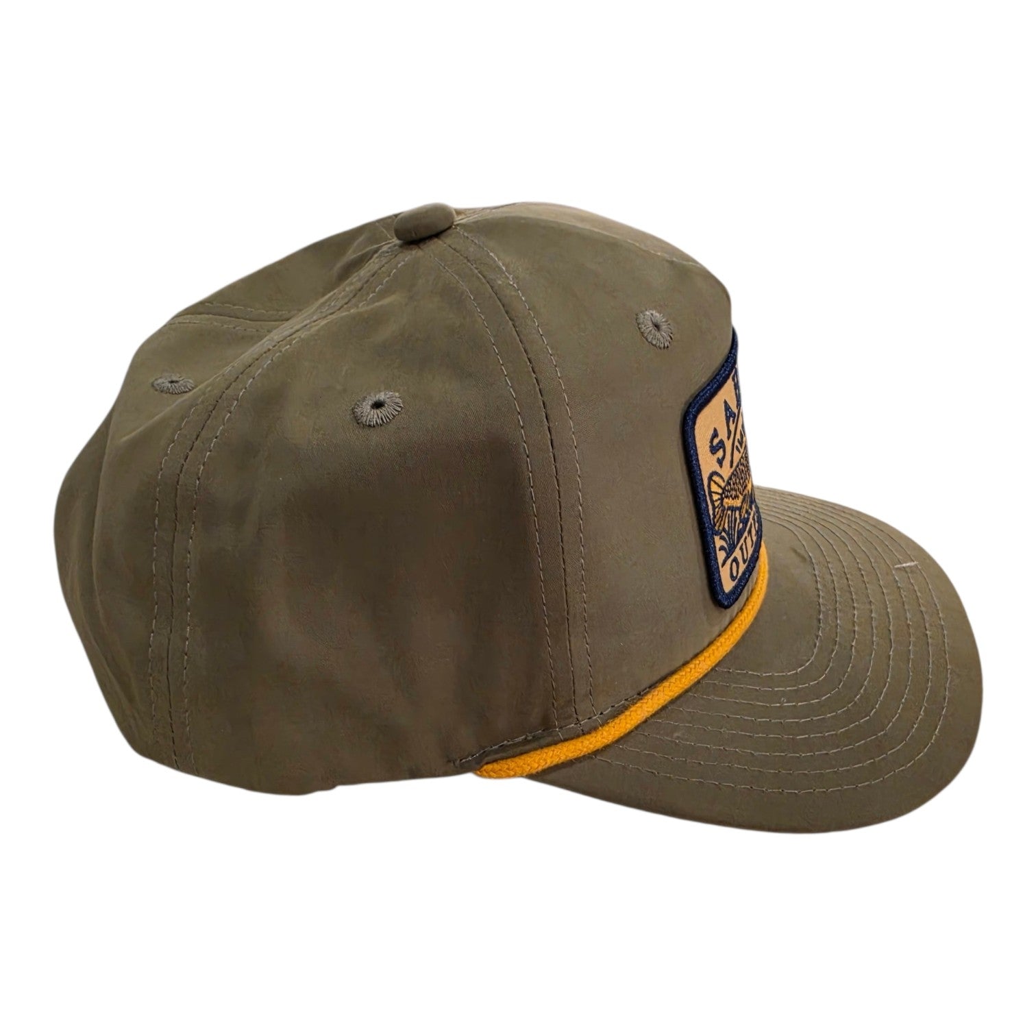 Sabine Gar Rope Cap — Loden/Amber Gold