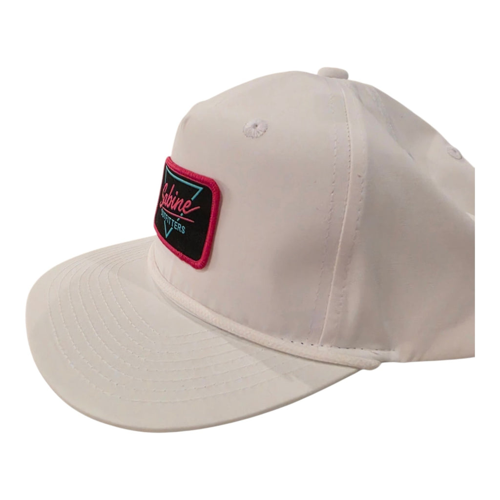 Sabine Outfitters Retro Rope Cap — White